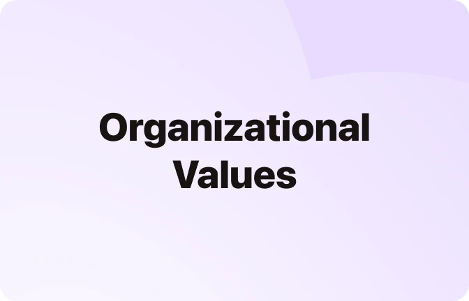 Organizational Values