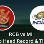 royal challengers bengaluru vs mumbai indians timeline