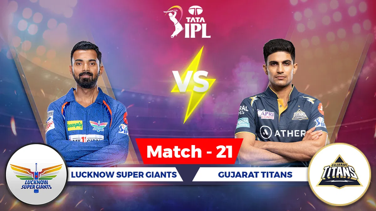 lucknow super giants vs gujarat titans timeline